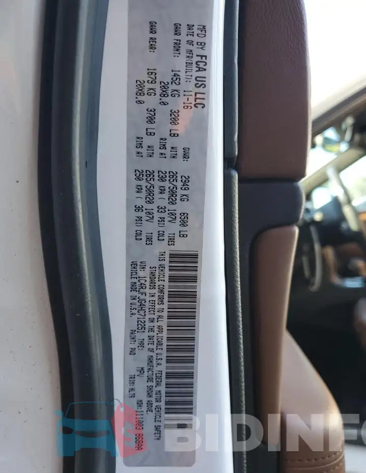 1C4RJFJG4HC712251 Photo# 14