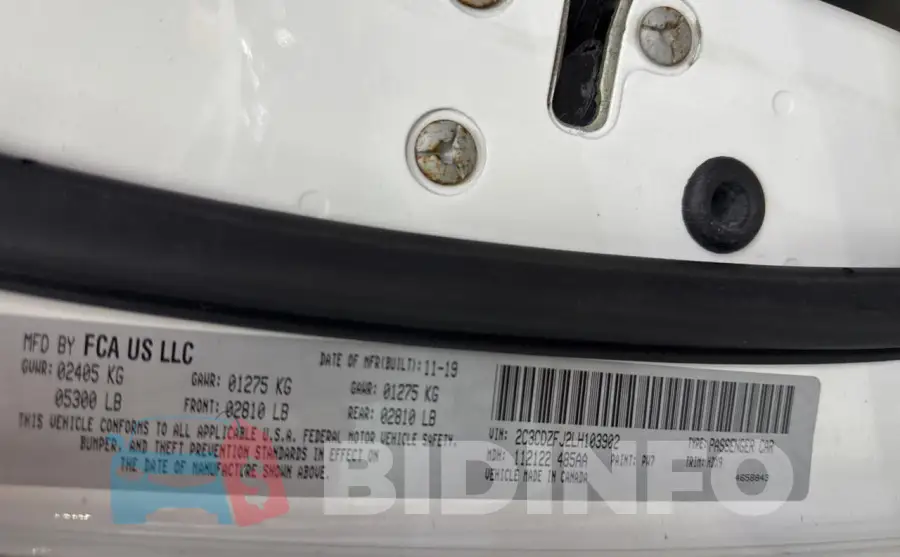 2C3CDZFJ2LH103902 Photo# 10