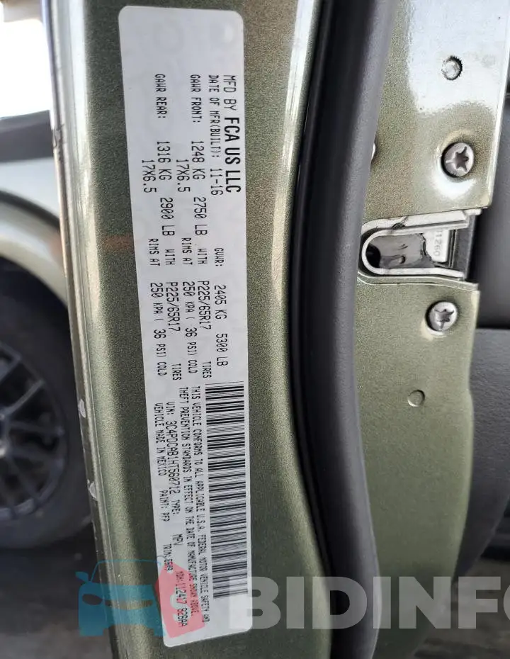 3C4PDCAB1HT560712 Photo# 13
