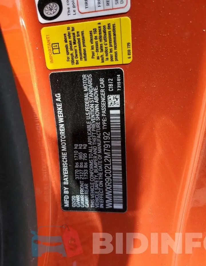 WMWXR9C02L2M79192 Photo# 13
