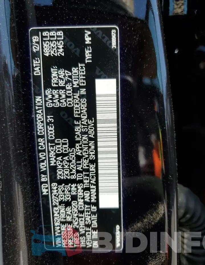 YV4162UM3L2273449 Photo# 14