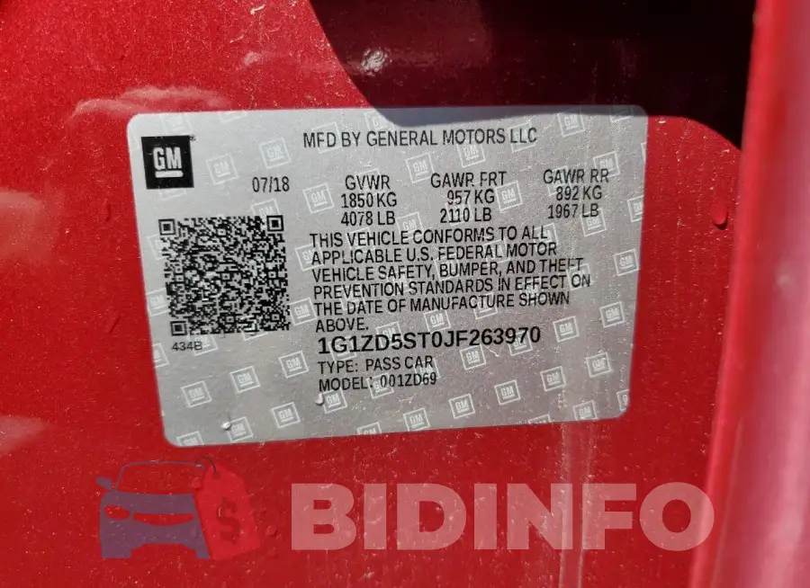 1G1ZD5ST0JF263970 Photo# 12