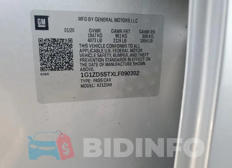 1G1ZD5STXLF090302 Photo# 13