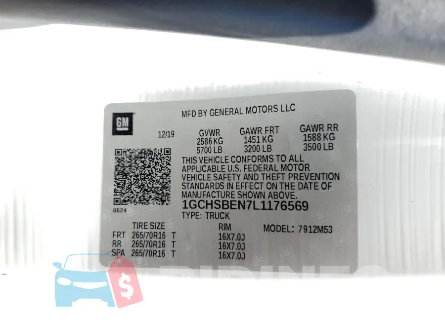 1GCHSBEN7L1176569 Photo# 12