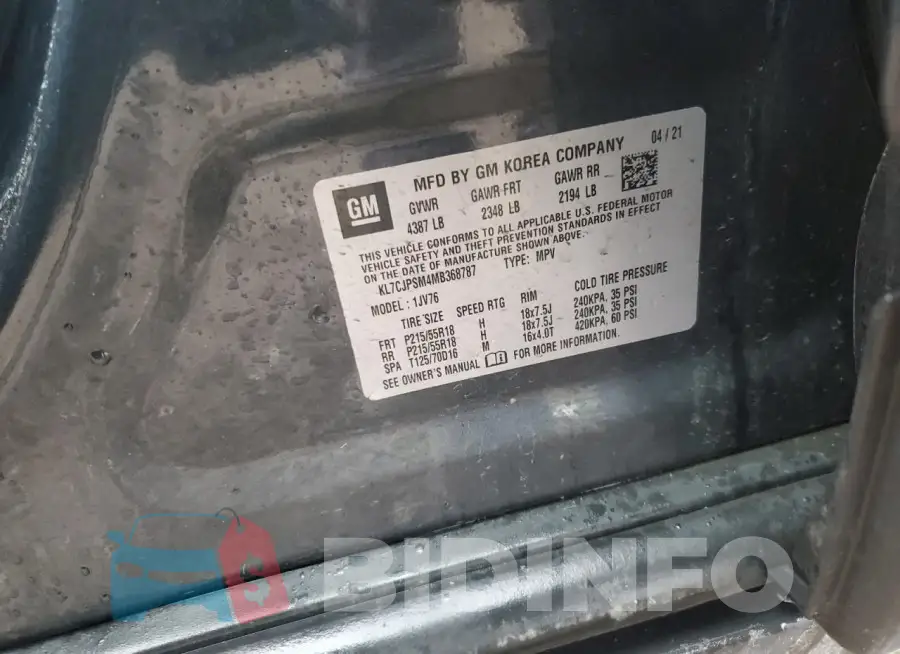 KL7CJPSM4MB368787 Photo# 13