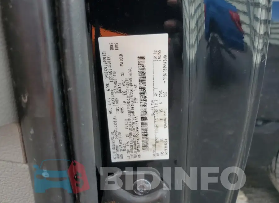 1FTEX1CP0JFA57135 Photo# 12