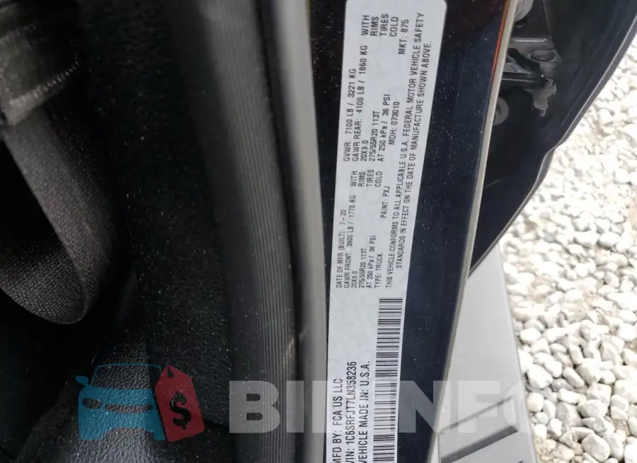 1C6SRFJT7LN358236 Photo# 12