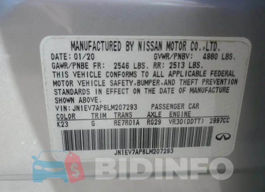 JN1EV7AP6LM207293 Photo# 12