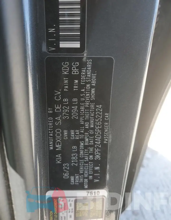 3KPF24AD5PE652224 Photo# 12