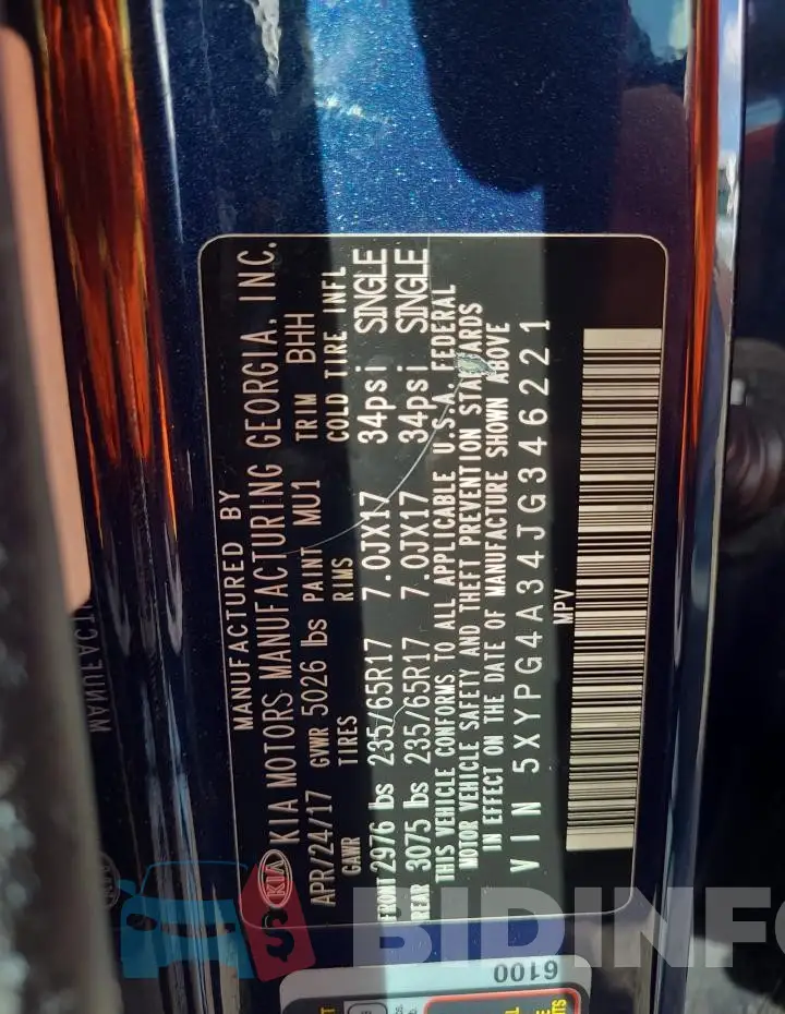 5XYPG4A34JG346221 Photo# 13