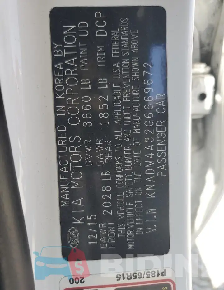 KNADM4A32G6669672 Photo# 12