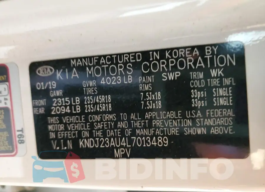 KNDJ23AU4L7013489 Photo# 12