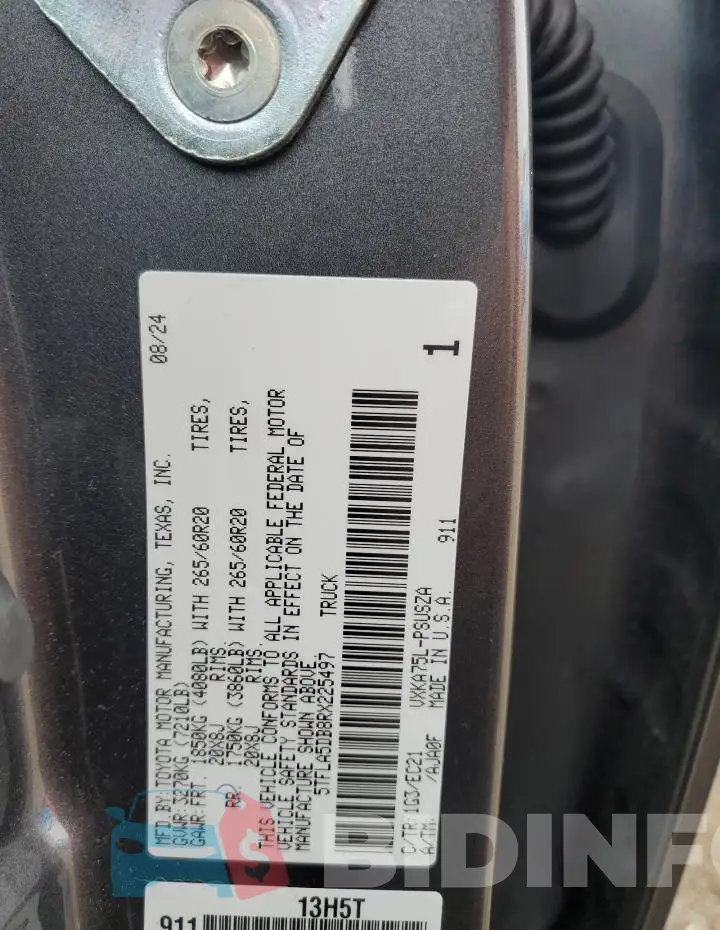 5TFLA5DB8RX225497 Photo# 12