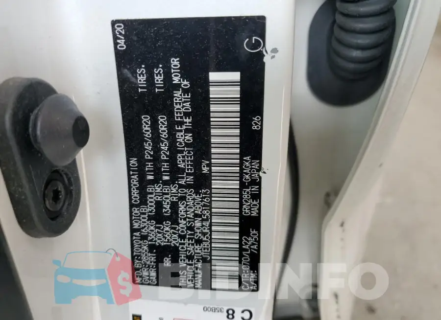 JTEBU5JR4L5817613 Photo# 13