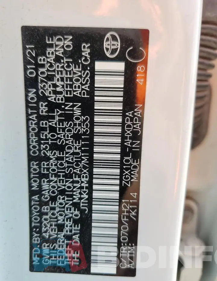 JTNKHMBX7M1111353 Photo# 13