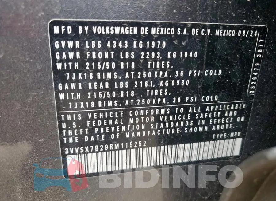 3VVSX7B29RM115252 Photo# 13