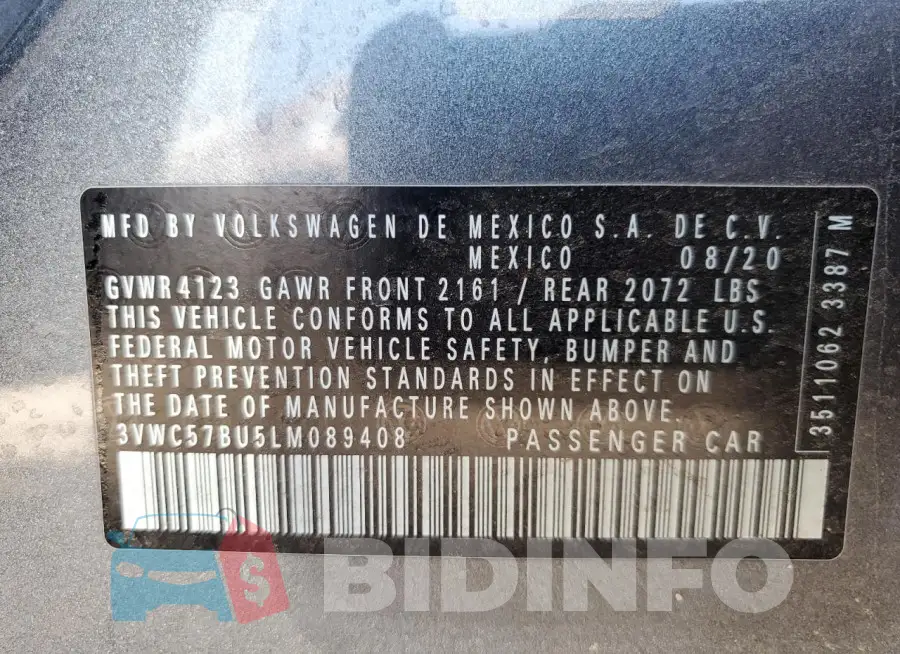 3VWC57BU5LM089408 Photo# 12