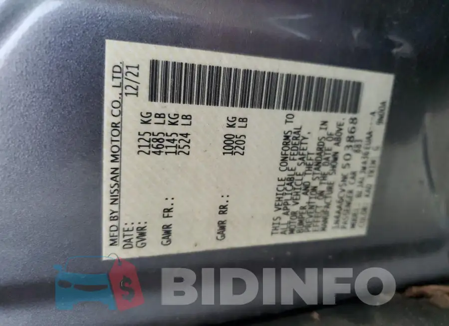 1N4AA6CV5NC503868 Photo# 12