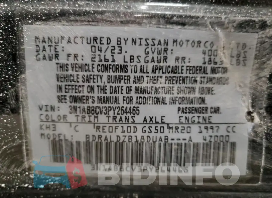 3N1AB8CV3PY264465 Photo# 12