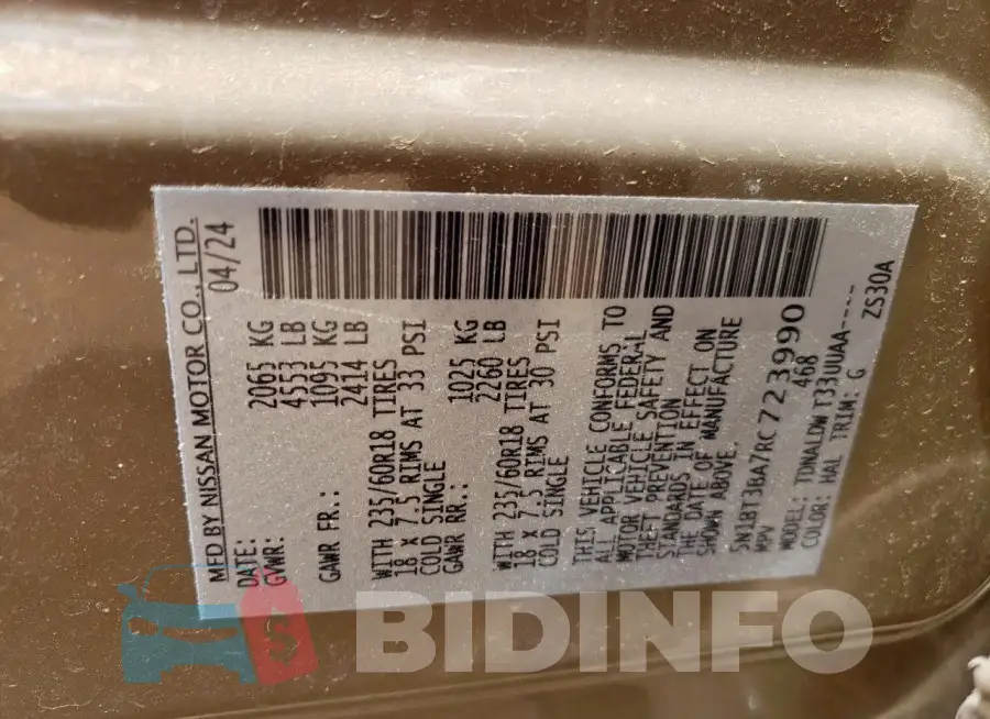 5N1BT3BA7RC723990 Photo# 13