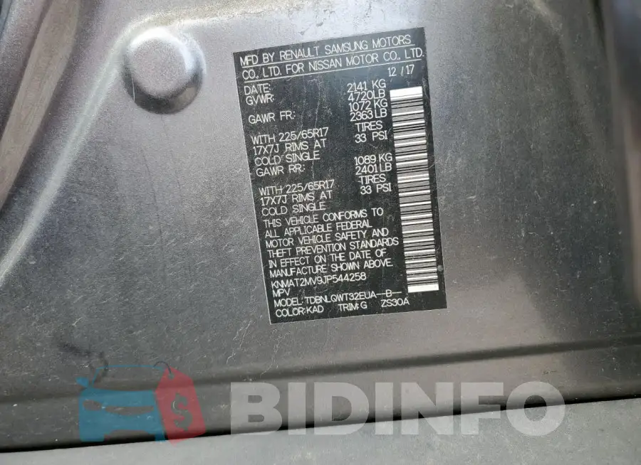 KNMAT2MV9JP544258 Photo# 13