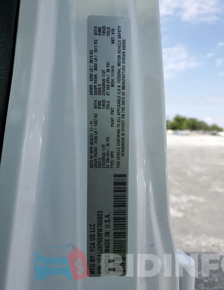 1C4JJXP65MW766023 Photo# 12