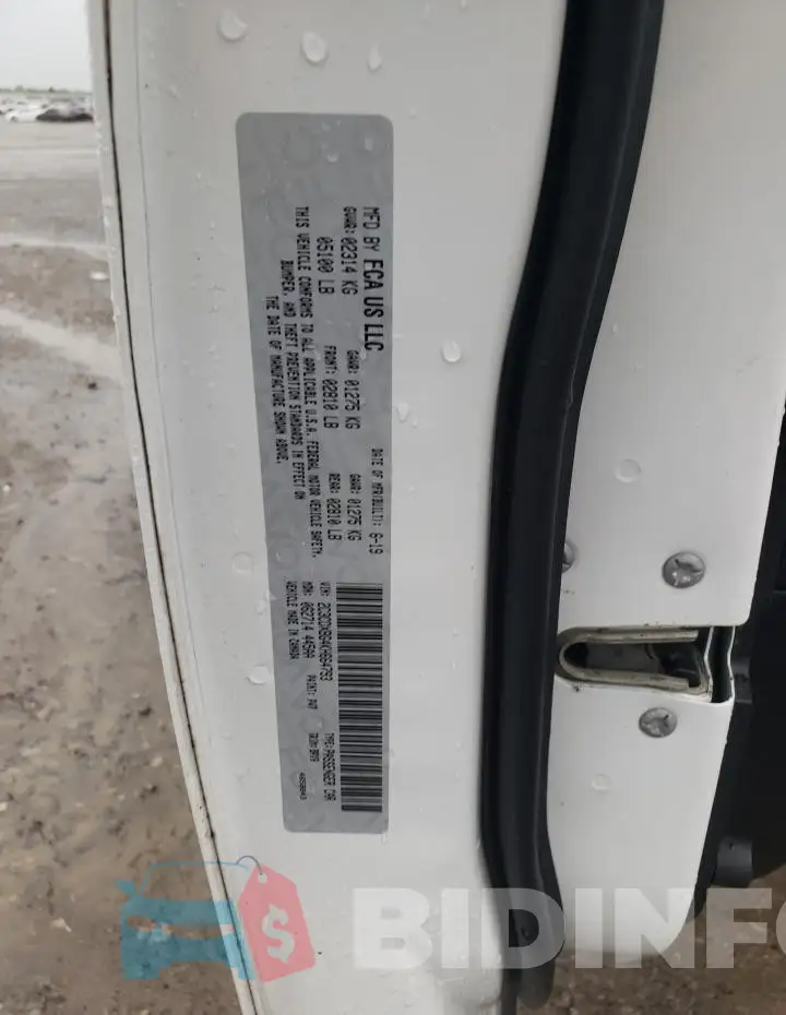 2C3CDXBG4KH664793 Photo# 12