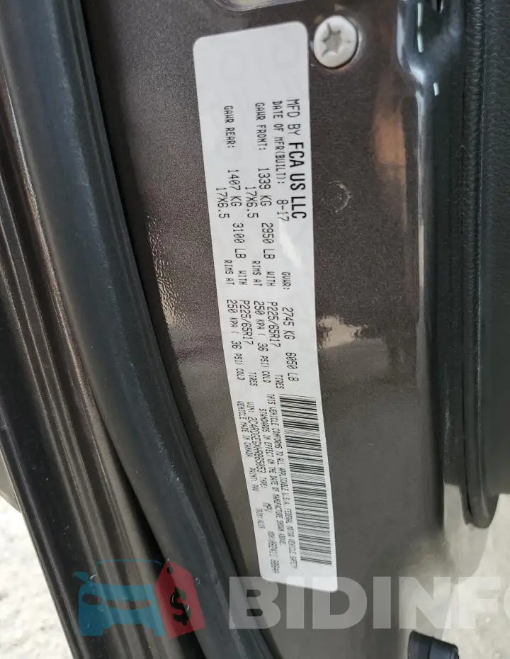 2C4RDGEGXHR865053 Photo# 14