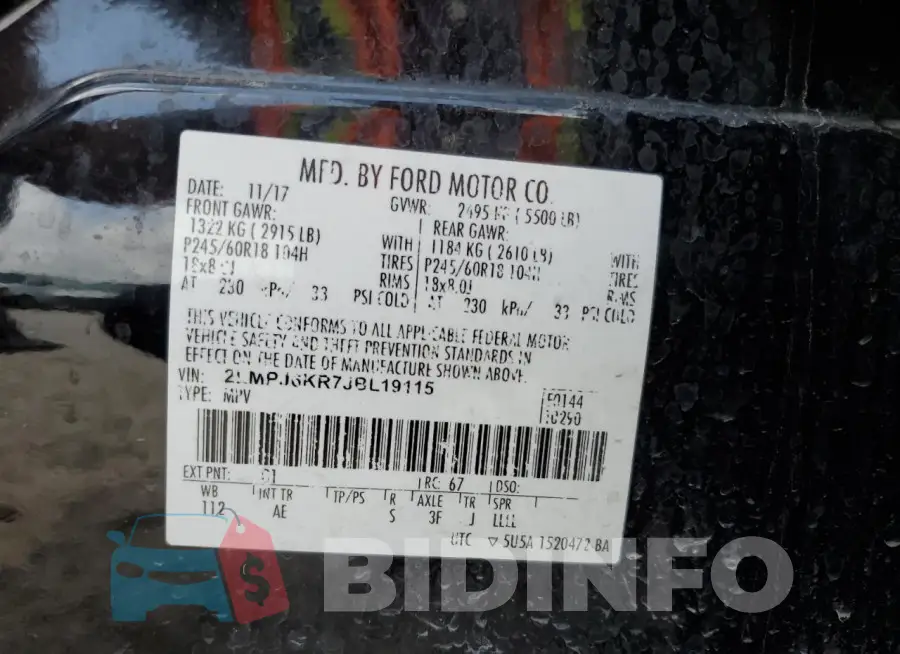 2LMPJ6KR7JBL19115 Photo# 13