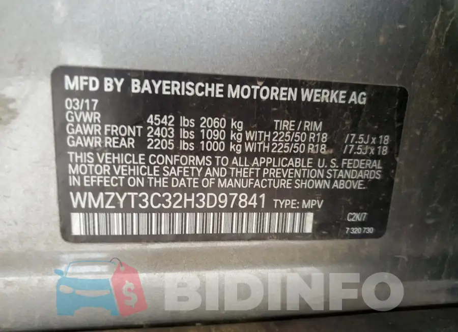 WMZYT3C32H3D97841 Photo# 13