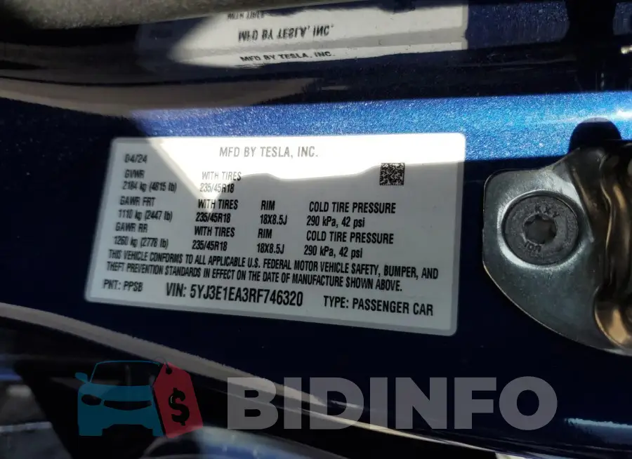 5YJ3E1EA3RF746320 Photo# 13