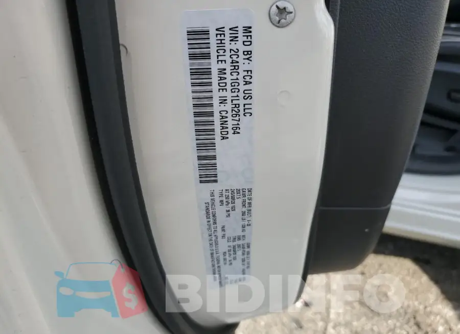 2C4RC1GG1LR267164 Photo# 13