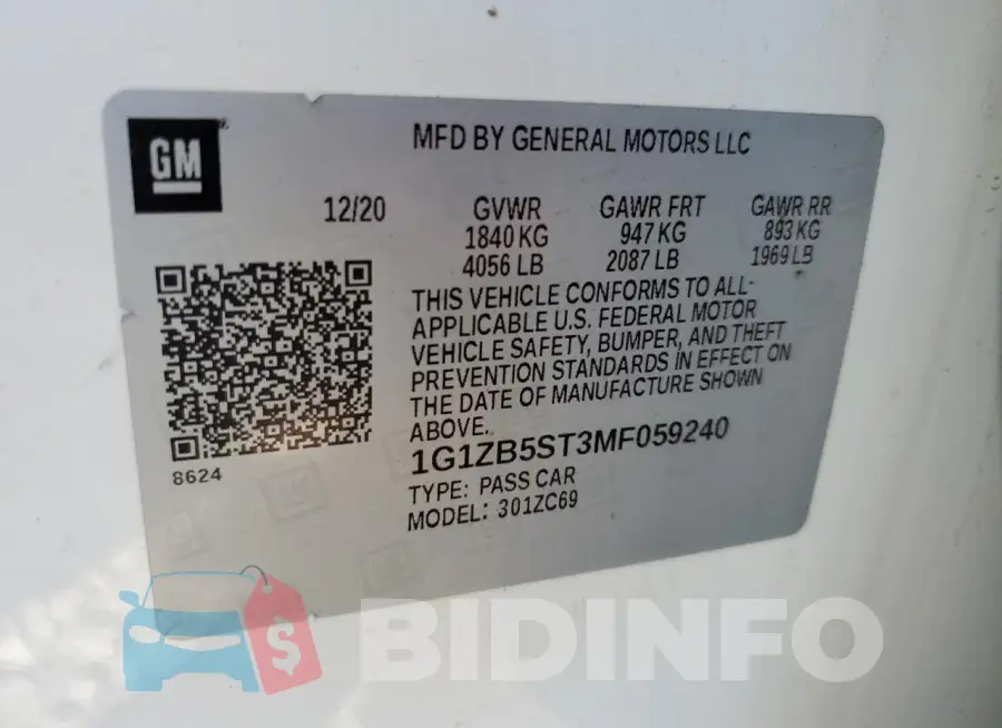 1G1ZB5ST3MF059240 Photo# 12