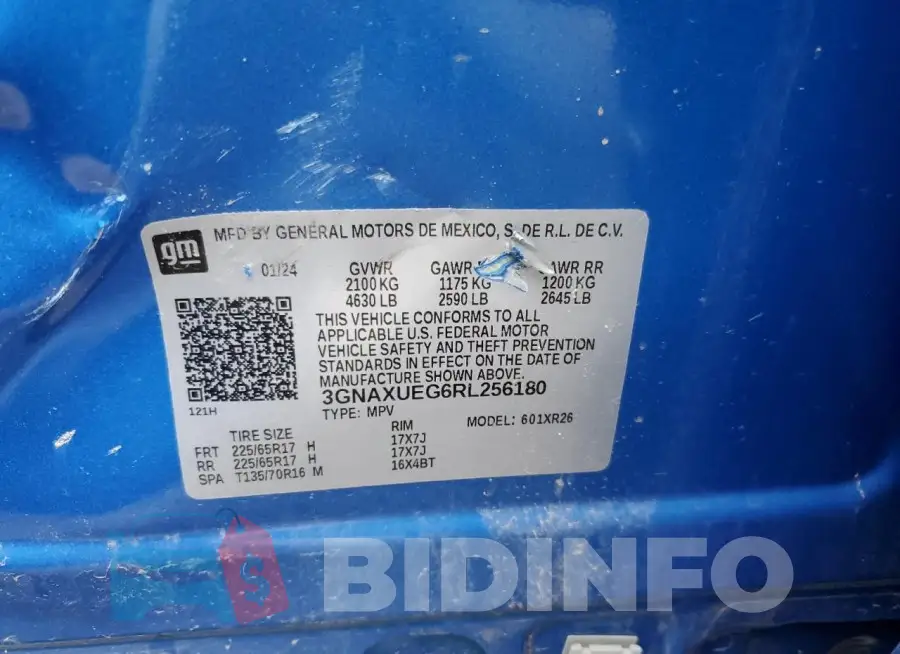 3GNAXUEG6RL256180 Photo# 13