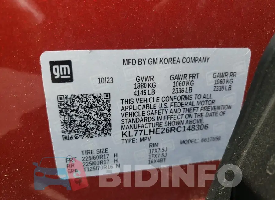 KL77LHE26RC148306 Photo# 13