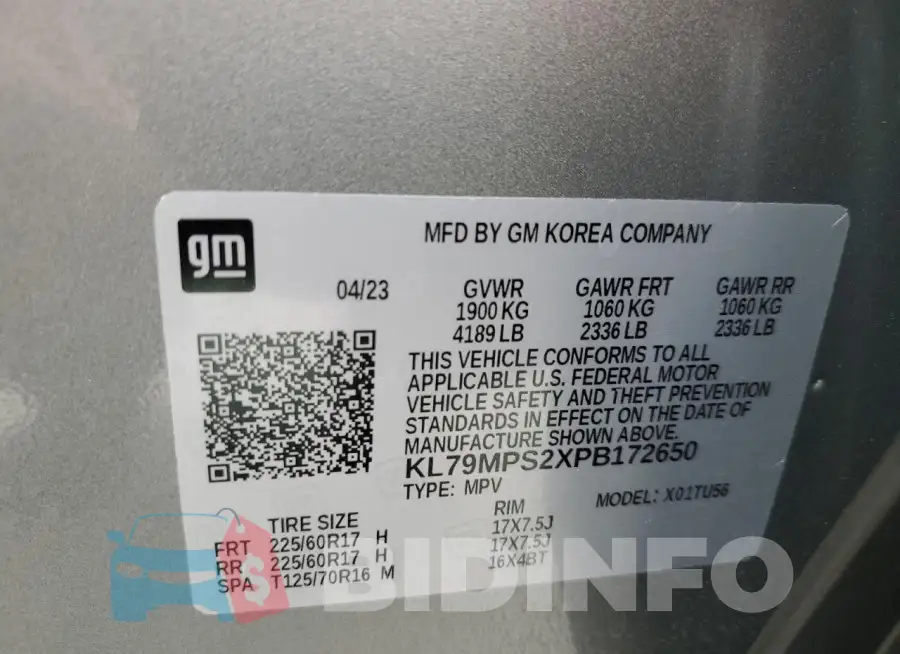 KL79MPS2XPB172650 Photo# 13