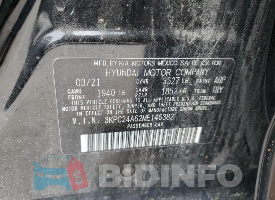 3KPC24A62ME146382 Photo# 12