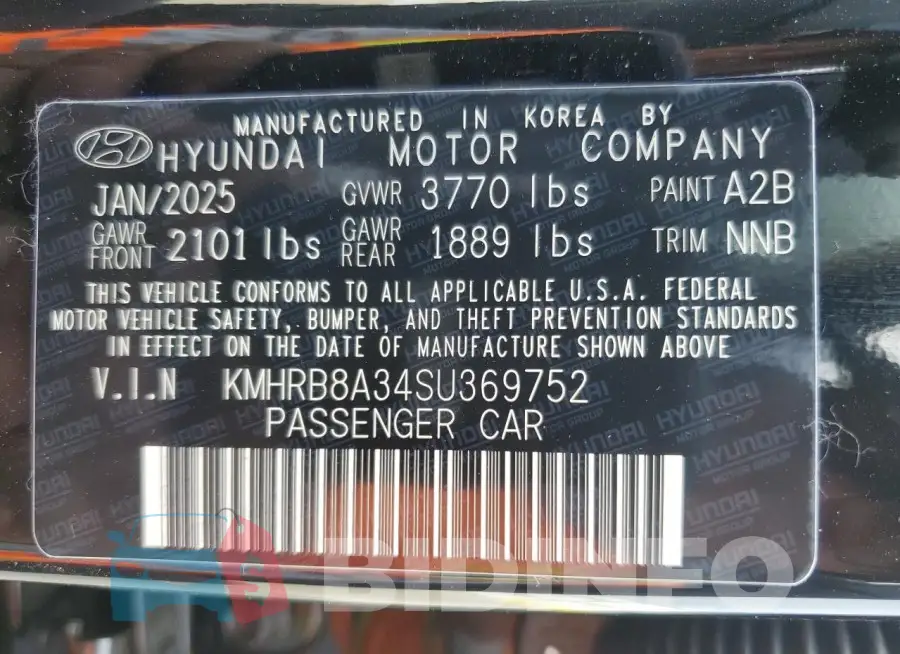 KMHRB8A34SU369752 Photo# 14