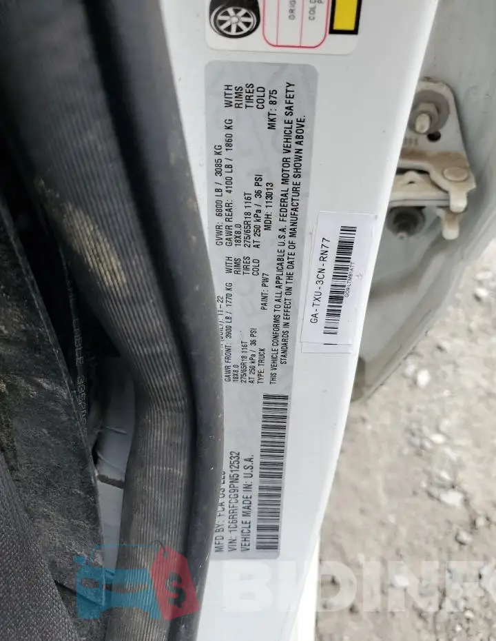 1C6RRFCG9PN512532 Photo# 12