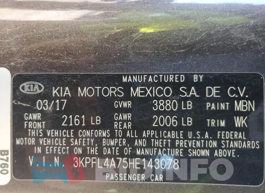 3KPFL4A75HE143078 Photo# 13