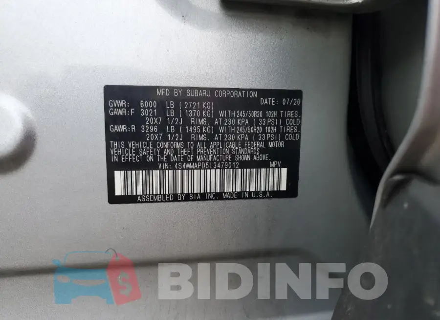 4S4WMAPD5L3479012 Photo# 12