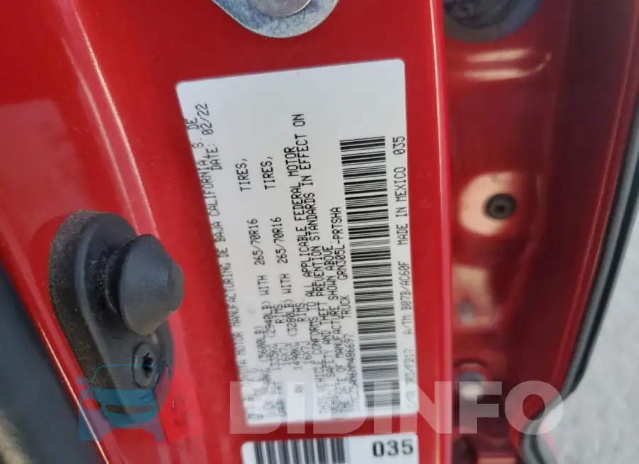 3TMCZ5AN6NM486697 Photo# 13