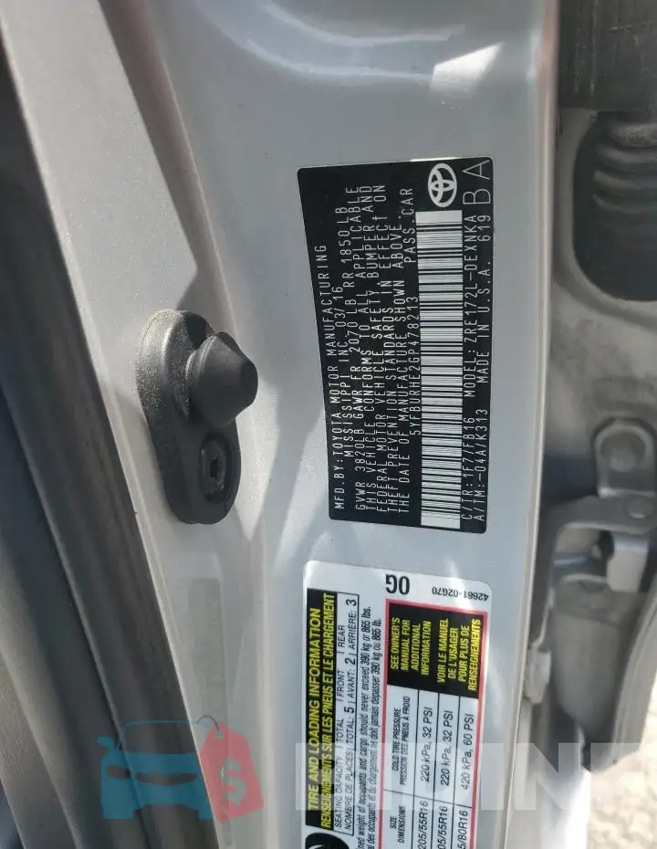 5YFBURHE2GP478213 Photo# 12