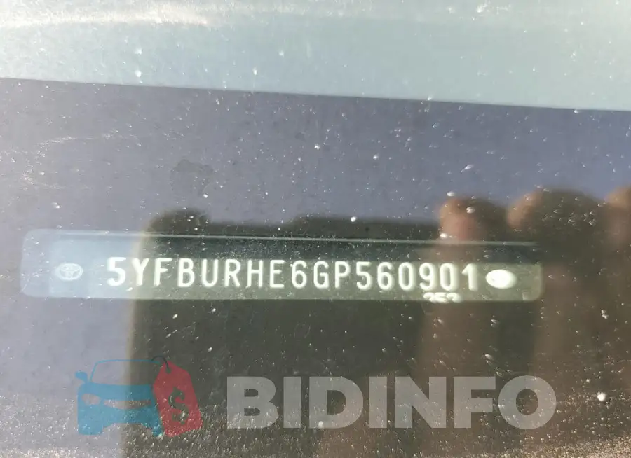 5YFBURHE6GP560901 Photo# 12