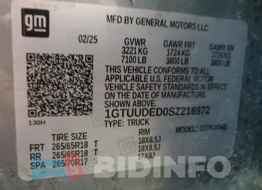 1GTUUDED0SZ216972 Photo# 12