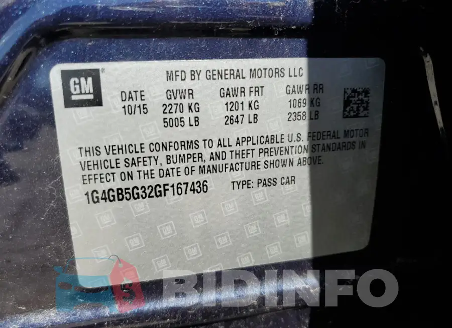 1G4GB5G32GF167436 Photo# 12
