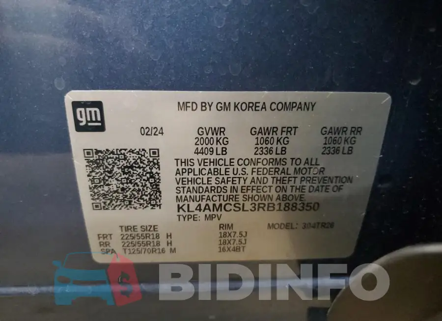 KL4AMCSL3RB188350 Photo# 13