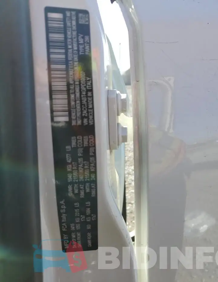 ZACCJABT4GPD59007 Photo# 13