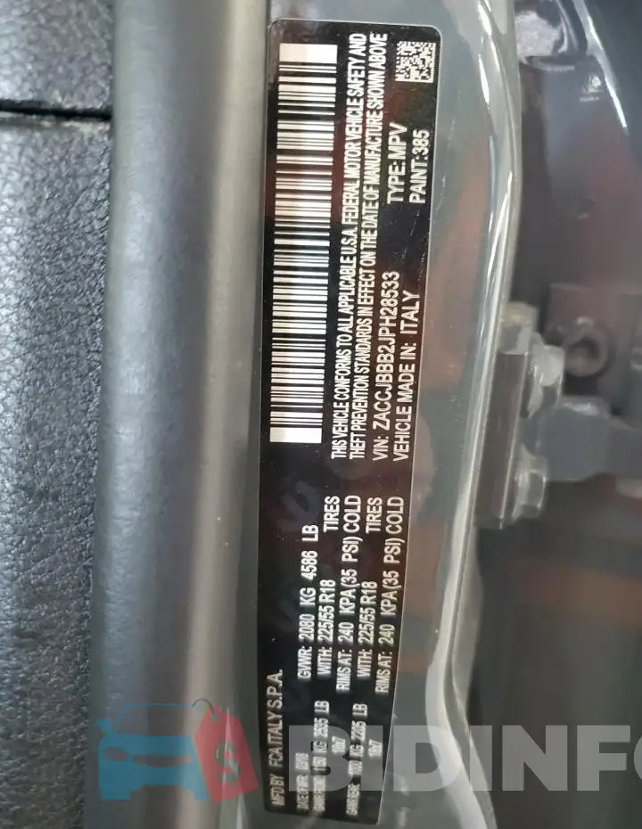 ZACCJBBB2JPH28533 Photo# 14