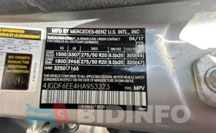 4JGDF6EE4HA953223 Photo# 10